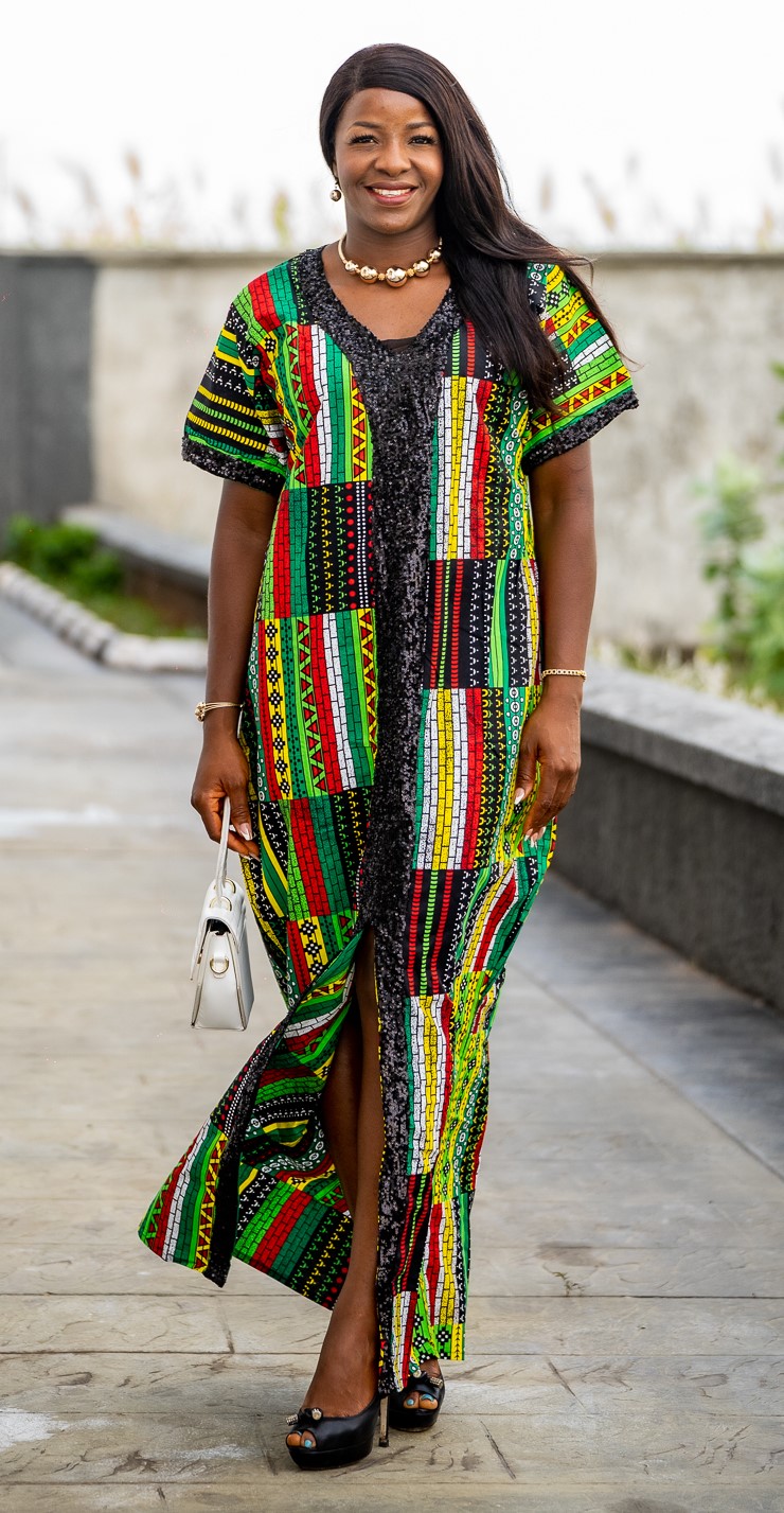 Adaukwu Bubu (Ankara - Sequin)