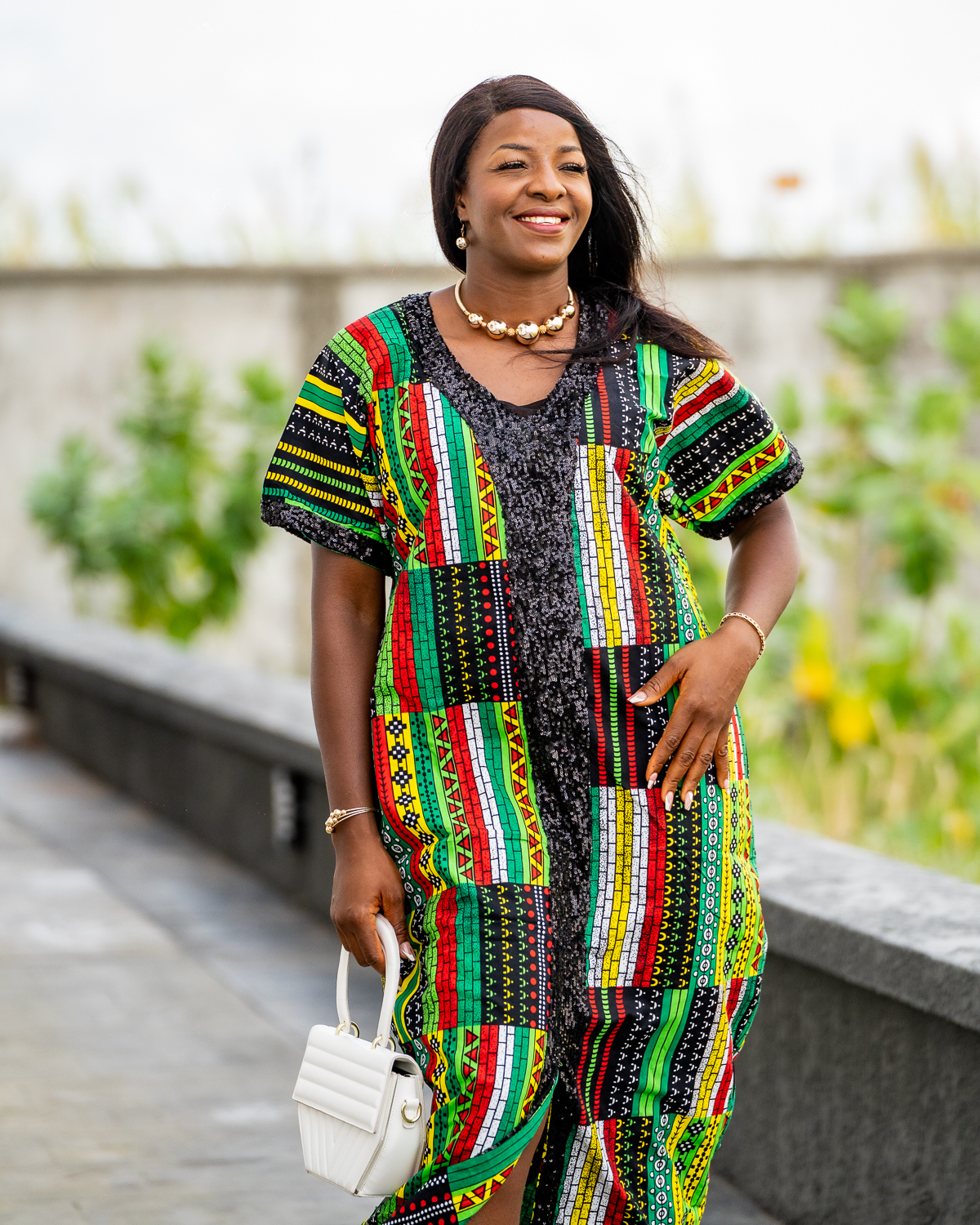 Adaukwu Bubu (Ankara _ Sequin )