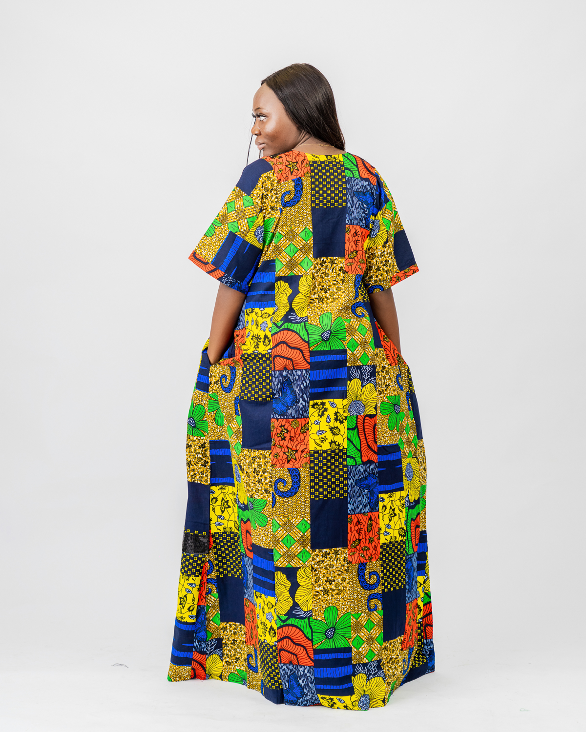 Sisi Bubu (Multi fabric Ankara & Sequin) - Image 2